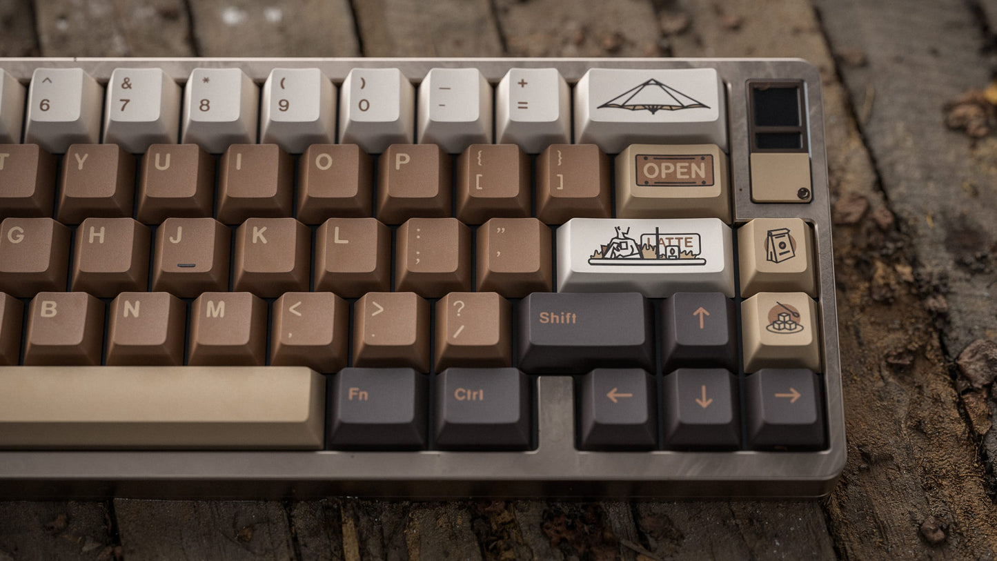 ALOHAKB Coffee Latte Keycaps